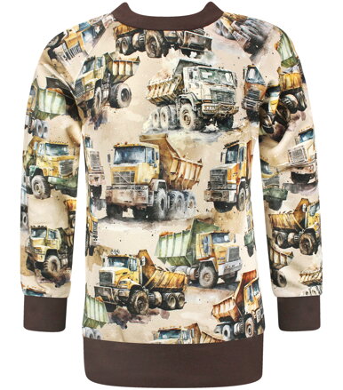 Chlapecká mikina Nákladní auta