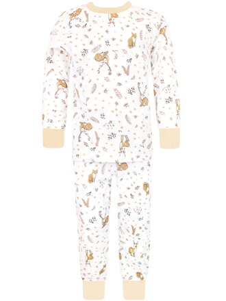 Rastúce dievčenské pyžamo s dlhým rukávom – Srnky