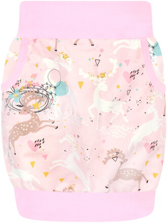 Dievčenská sukňa Srnky (s gumou v páse)