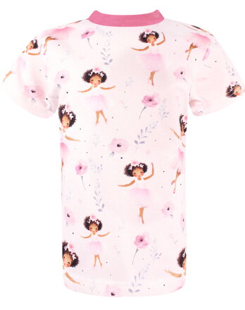 Dievčenské tričko s krátkymi rukávmi Baleríny