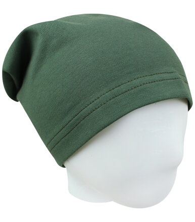 Detská jarná/jesenná čiapka - khaki