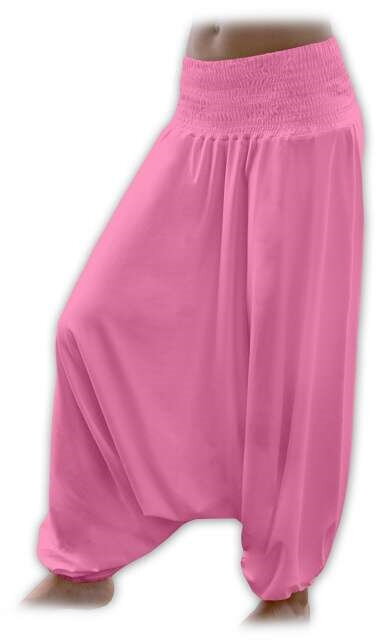 Těhotenské turecké kalhoty, růžové 
