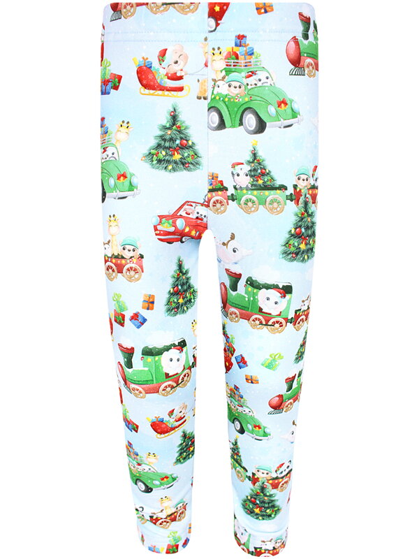 Dětské legíny Vánoční vláček