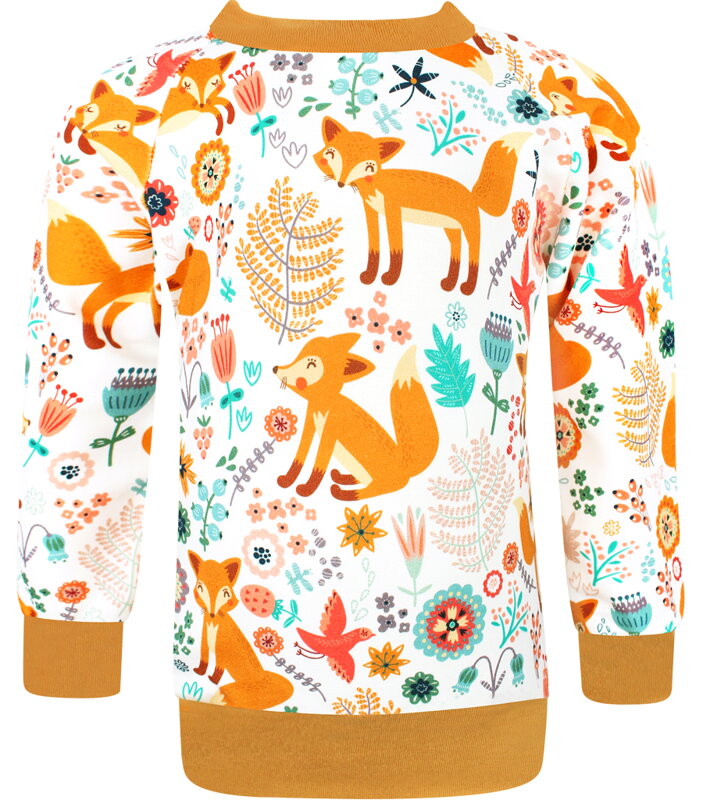 Dívčí mikina Lišky na louce