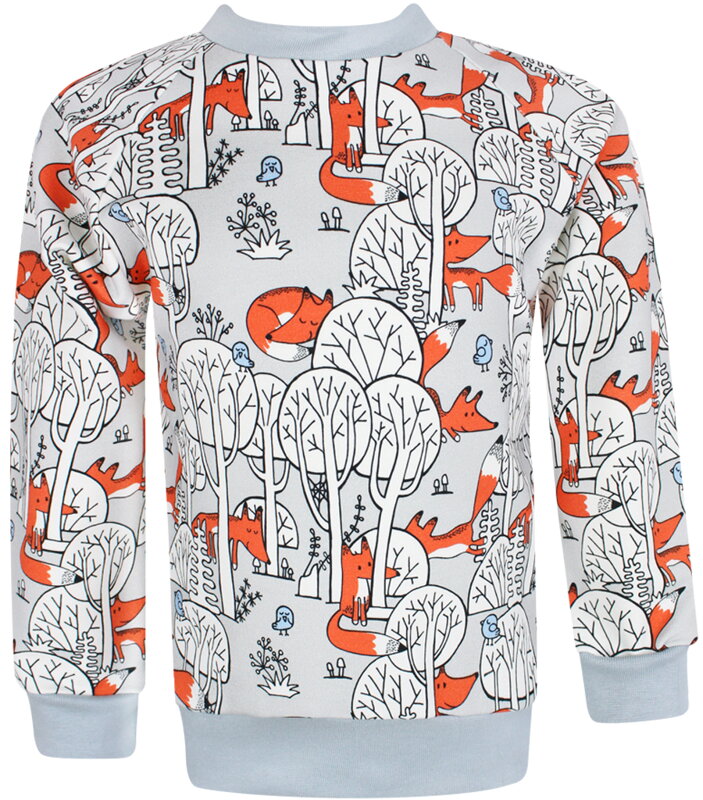 Dětská mikina Lišky v lese