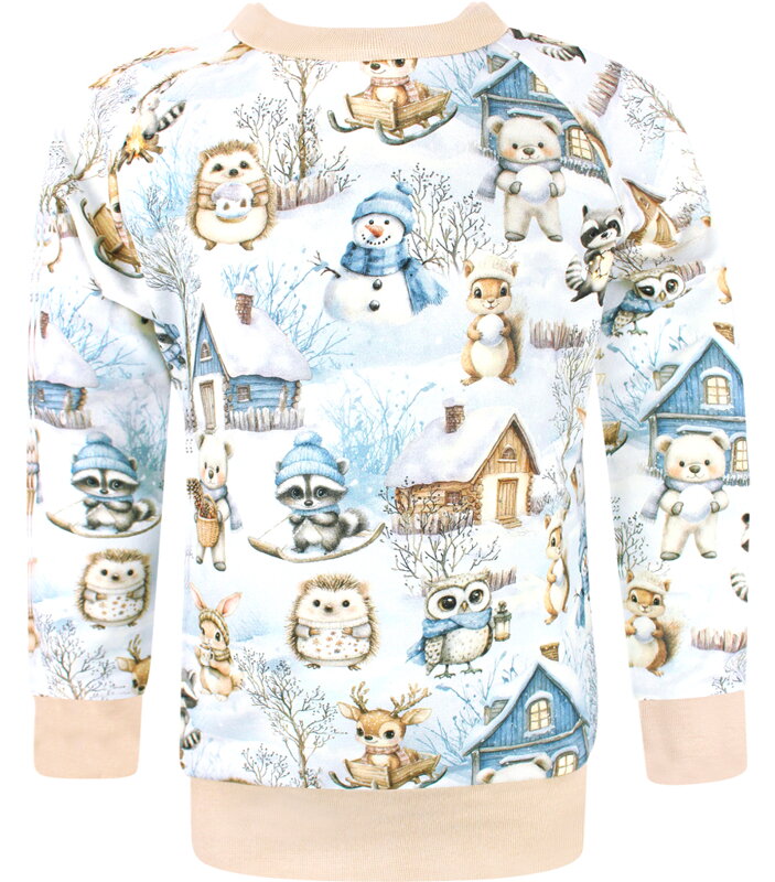 Dětská mikina Zimní krajina