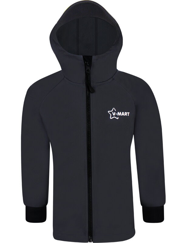 Dětská softshellová bunda Premium, tmavě šedá