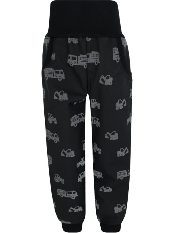 Chlapecké softshellové kalhoty s fleecem, Reflexní vozidla