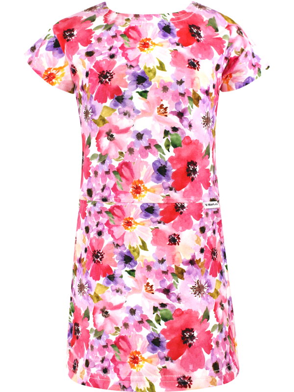 Dievčenské šaty s kvetinkami