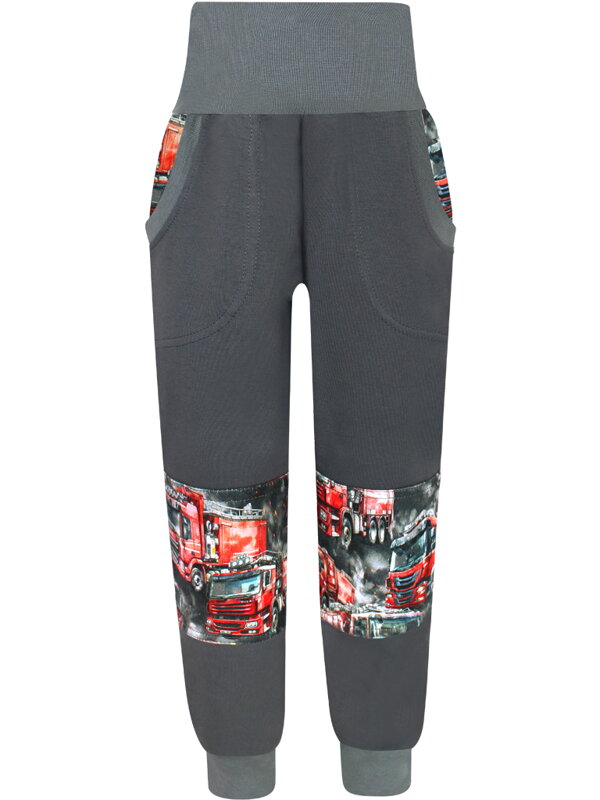 Chlapecké tepláky s dvojitými koleny - Hasiči