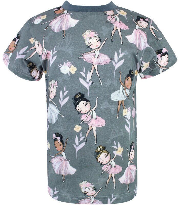 Dievčenské tričko s krátkym rukávom Baleríny