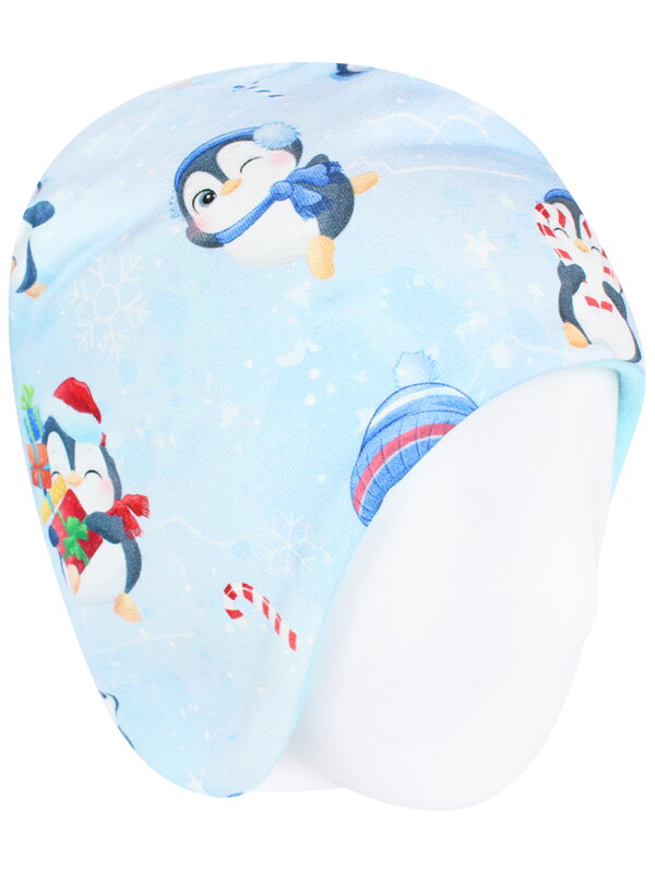 Detská zateplená čiapka Tučniaky