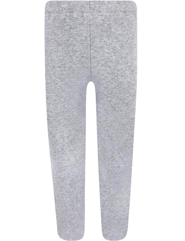 Dětské zateplené legíny, šedý melír