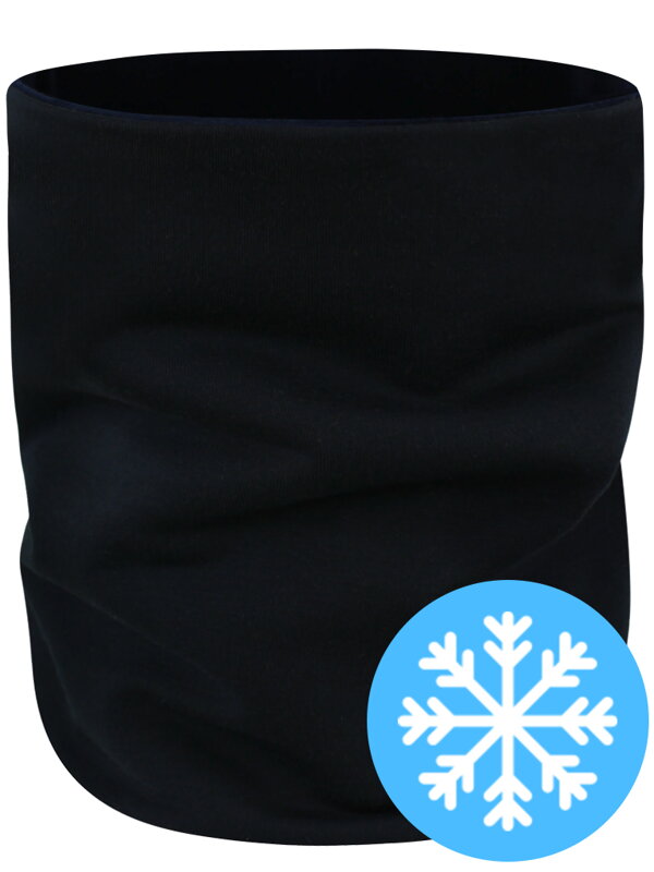 Zateplený černý nákrčník