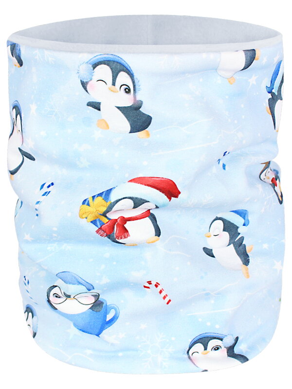 Zateplený nákrčník Tučňáčci