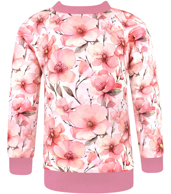 Dívčí mikina Květy