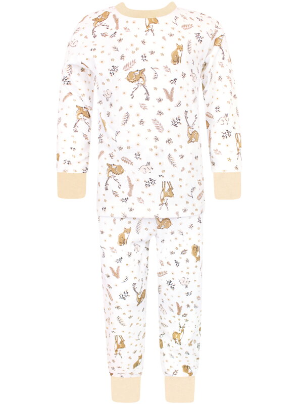 Rostoucí dívčí pyžamo s dlouhým rukávem – Srnky