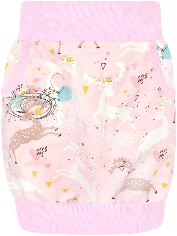 Dievčenská sukňa Srnky (s gumou v páse)