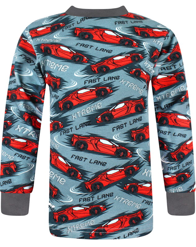 Chlapecké tričko s dlouhým rukávem Závodní auta