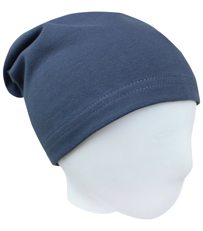 Detská jarná/jesenná čiapka - modrošedá