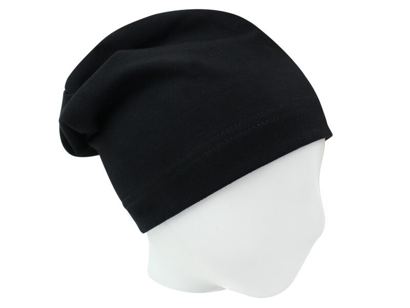 Detská jarná/jesenná čierna čiapka