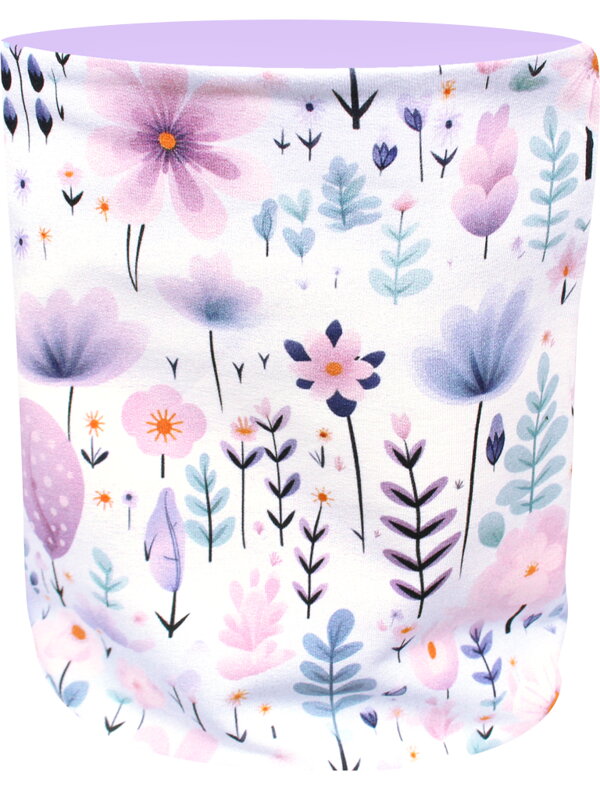 Jarní/podzimní nákrčník Kytičky