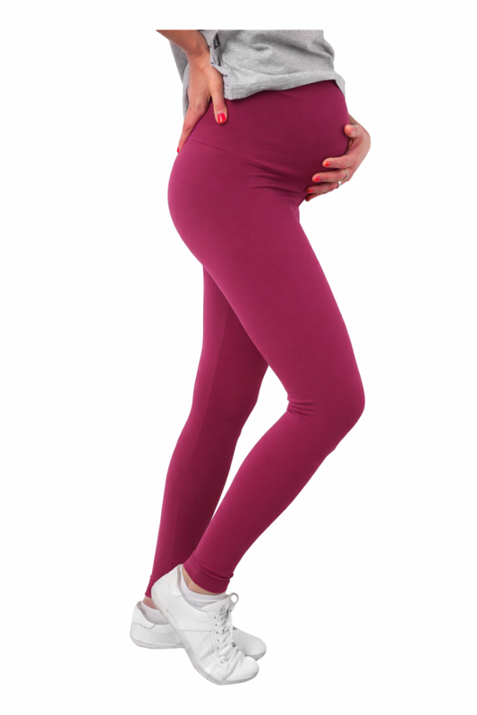 Těhotenské dlouhé legíny Jožánek, cyklámen