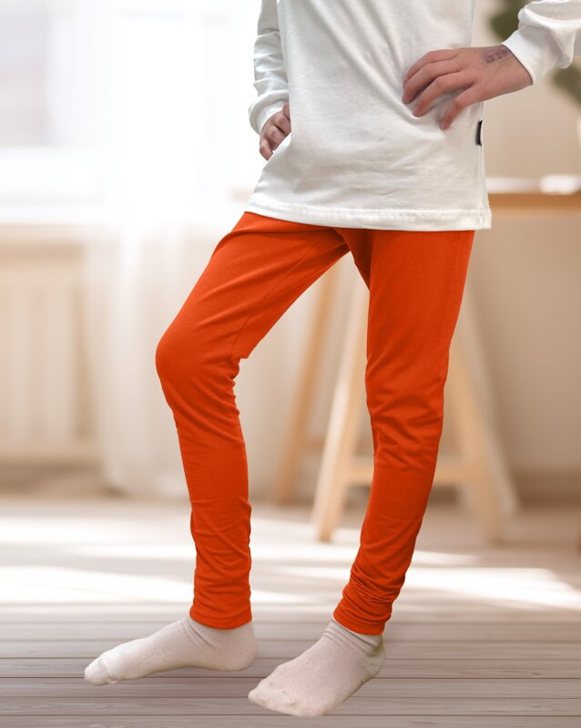 Dětské legíny, skořicové