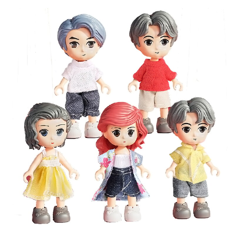 Feelo Sada figúrok k stavebniciam pre deti od 3 rokov – 5 pohyblivých postavičiek